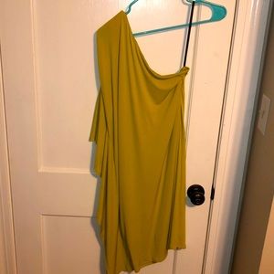 One shoulder Calvin Klein cocktail dress
